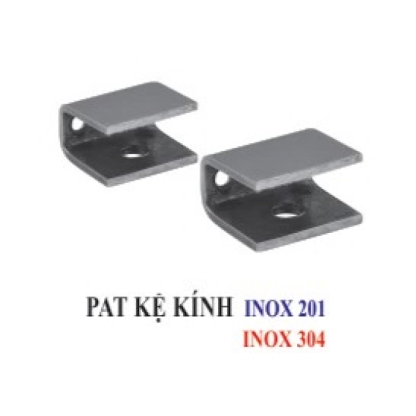 PAT KỆ KÍNH INOX