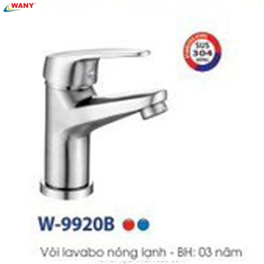 Vòi Lavabo Nóng Lạnh WANY 7