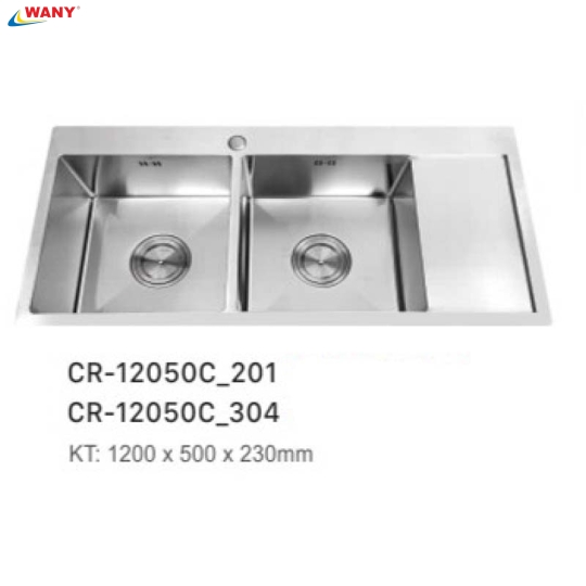 CHẬU RỬA CHÉN INOX WANY 10