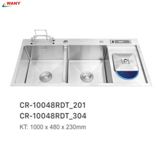 CHẬU RỬA CHÉN INOX WANY 11