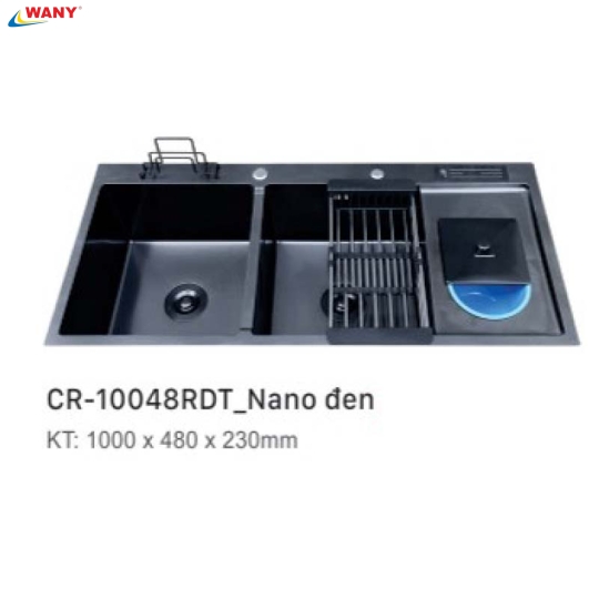 CHẬU RỬA CHÉN INOX WANY 14