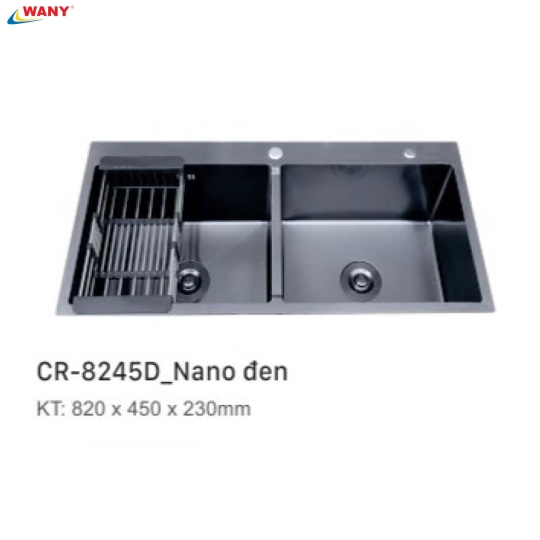 CHẬU RỬA CHÉN INOX WANY 16