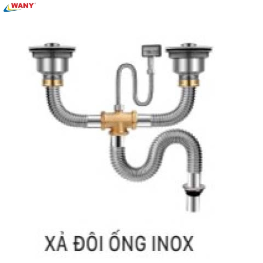 XẢ ĐÔI ỐNG INOX