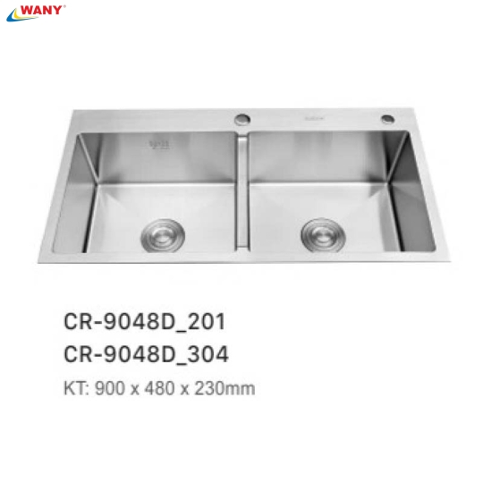 CHẬU RỬA CHÉN INOX WANY 4