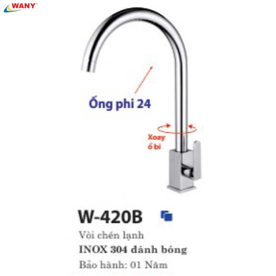 VÒI CHÉN LẠNH 420B