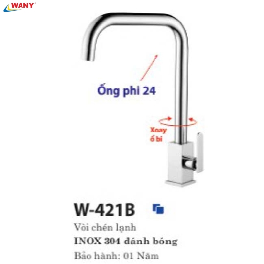 VÒI CHÉN LẠNH 421B
