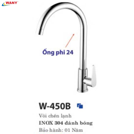 VÒI CHÉN LẠNH 450B