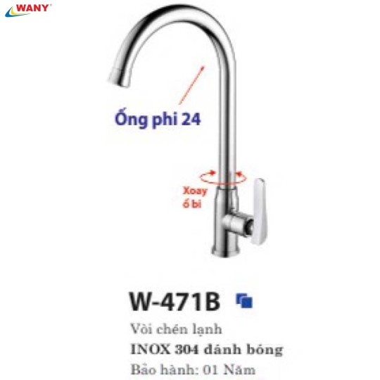 VÒI CHÉN LẠNH 471B