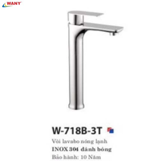 VÒI LAVABO NÓNG LẠNH 718B-3T