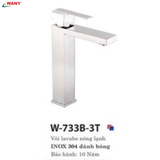 VÒI LAVABO NÓNG LẠNH 733B-3T