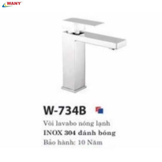 VÒI LAVABO NÓNG LẠNH 734B