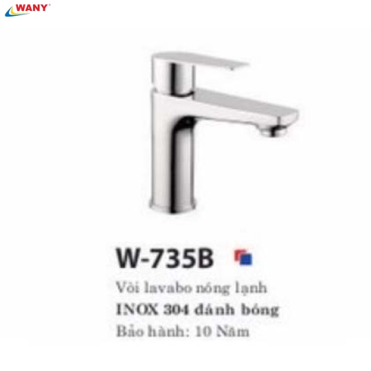 VÒI LAVABO NÓNG LẠNH 735B