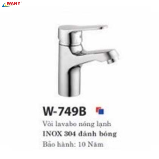 VÒI LAVABO NÓNG LẠNH 749B