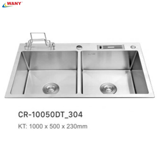 CHẬU RỬA CHÉN INOX WANY 8