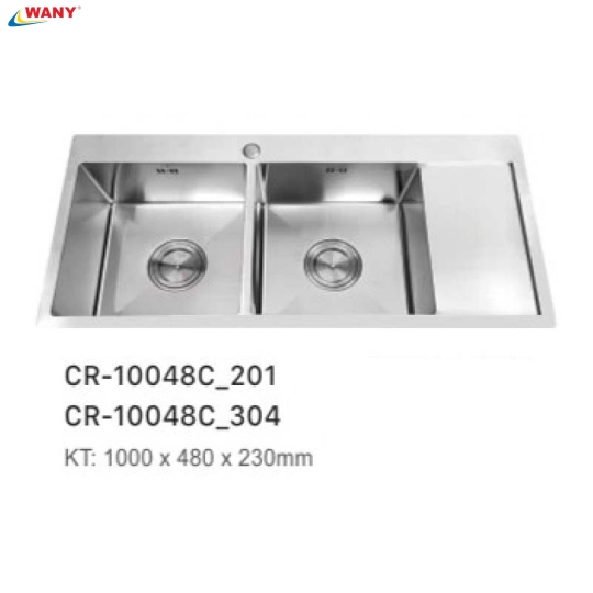 CHẬU RỬA CHÉN INOX WANY 9